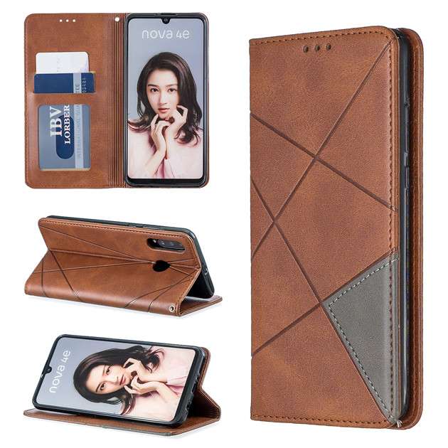 手帳型スマホケース  ファーウェイ ノバ 4e 手帳型レザーケース
