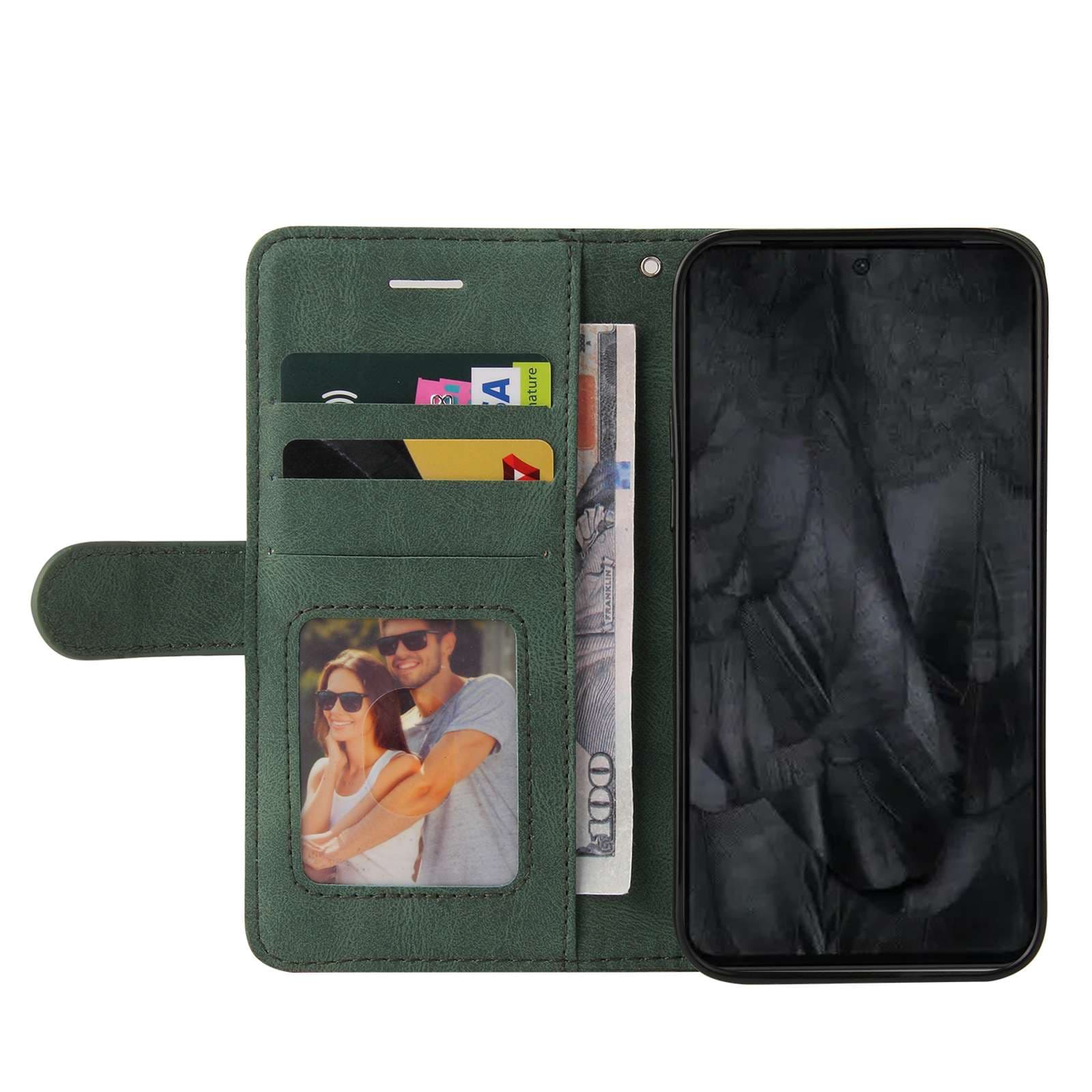 手帳型スマホケース  ツートンカラー 手帳型 ピクセル スマホケース