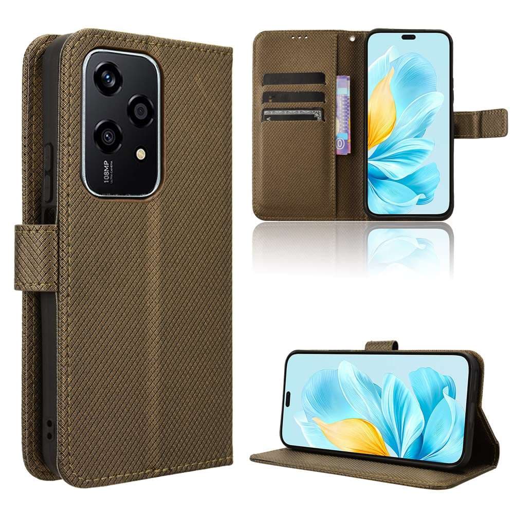 手帳型スマホケース  ファーウェイ向け多機能手帳型ケース