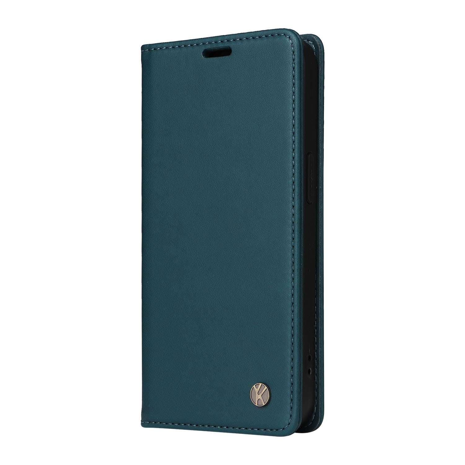 手帳型スマホケース  Galaxy用高級レザー調フォリオケース