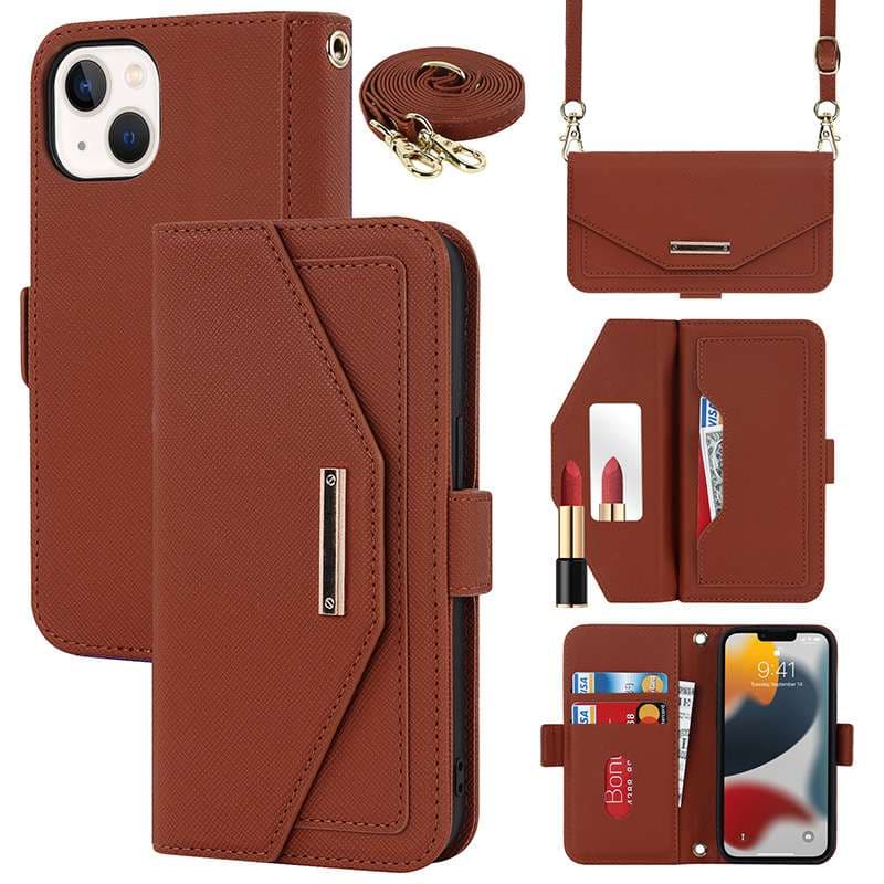 手帳型スマホケース  高級感漂う本革マルチカラー手帳型iPhoneケース