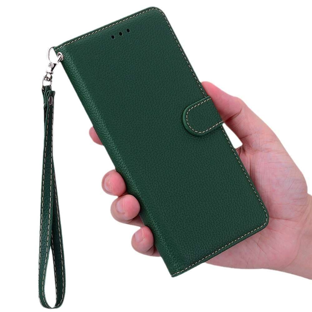 上品な手帳型スマホケース 多機能ウォレット