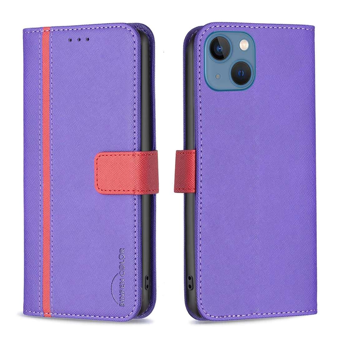 手帳型スマホケース  ツートンカラー手帳型iPhoneケース