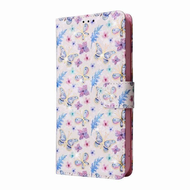 手帳型スマホケース  華やか薔薇柄 手帳型スマートフォンケース