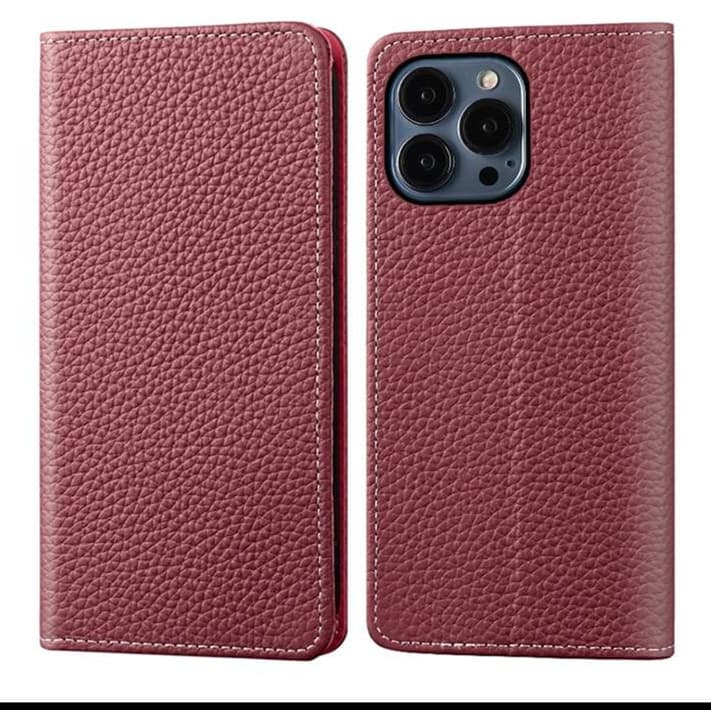 手帳型スマホケース  高級本革iPhone手帳型ケース 4色展開