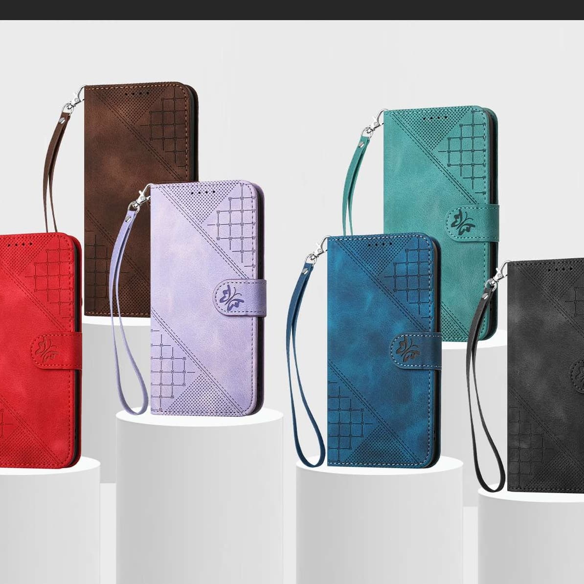 手帳型スマホケース  上質な革製 手帳型 スマートフォンケース