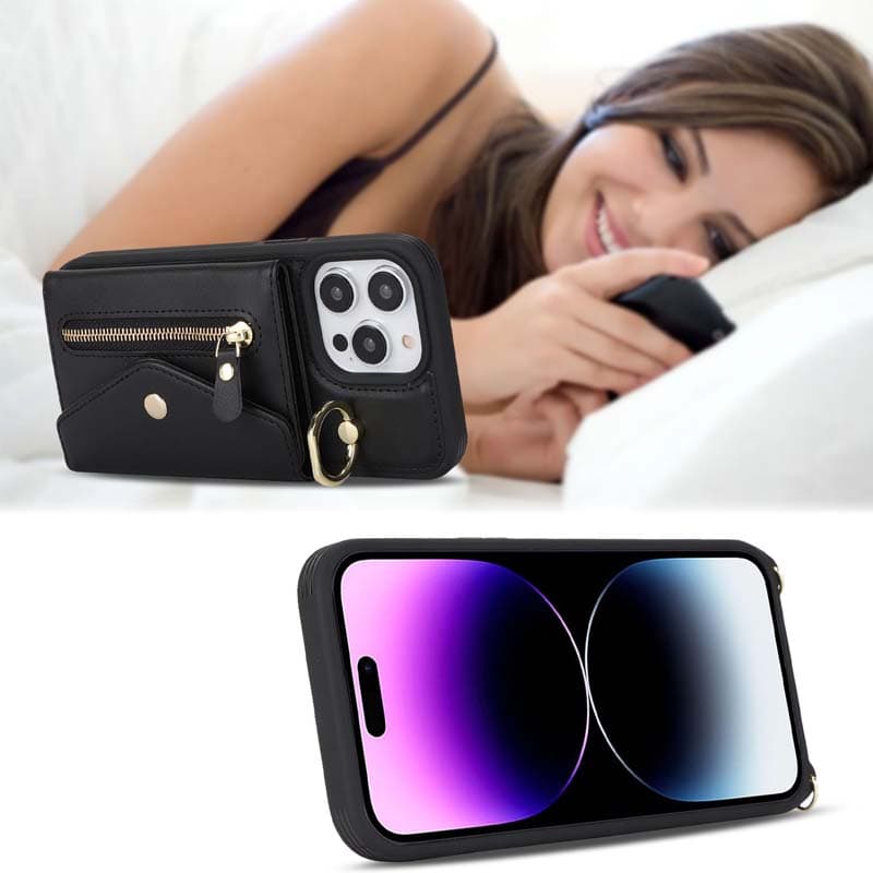 ～財布とスマホケースを一つに～ 多機能財布付き手帳型スマホケース