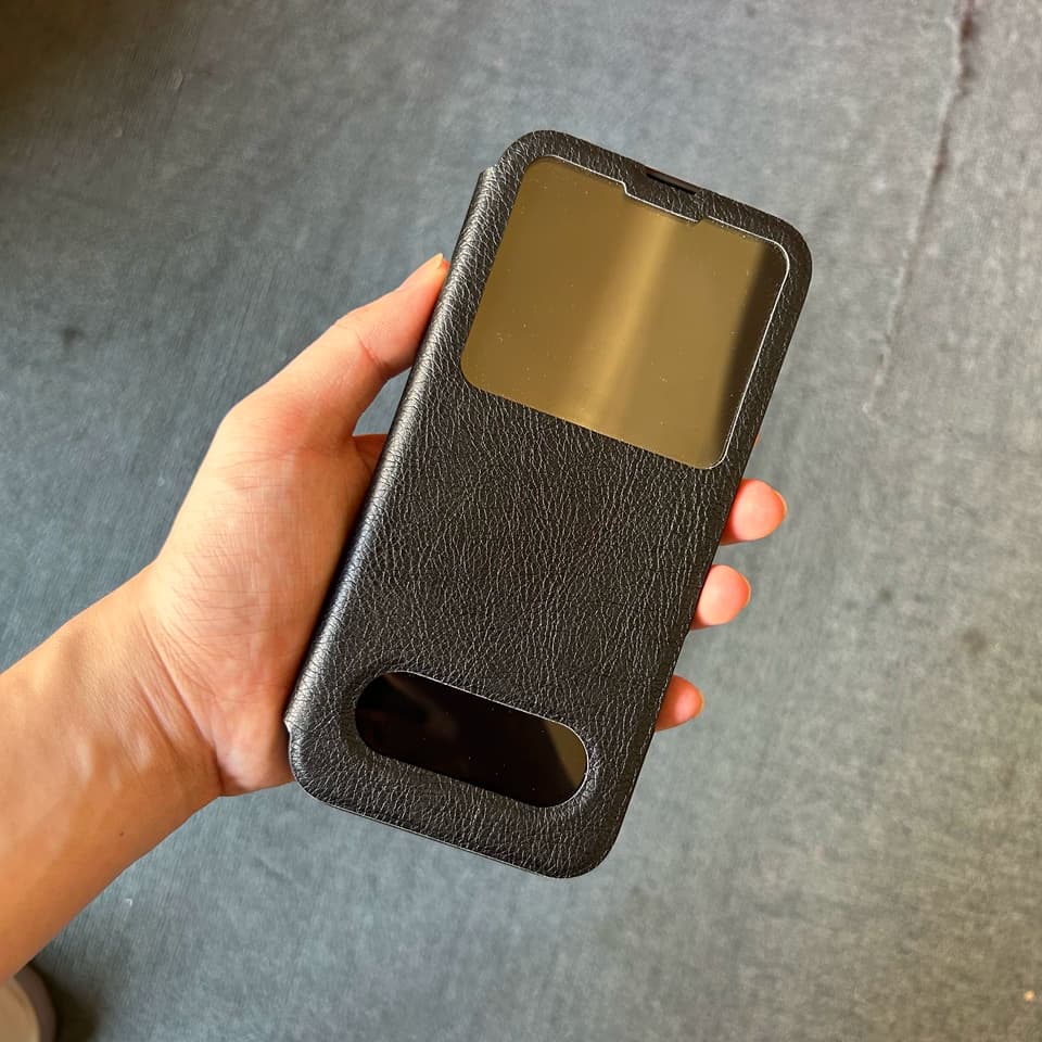 手帳型スマホケース スマートビューカバーケース