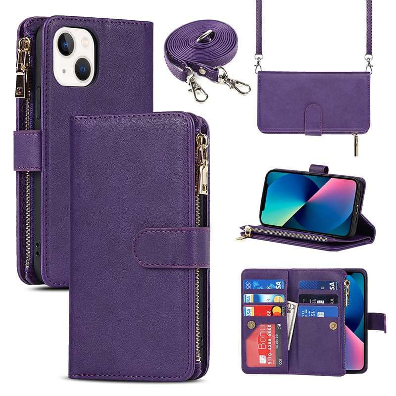 手帳型スマホケース  多機能財布型スマホケース