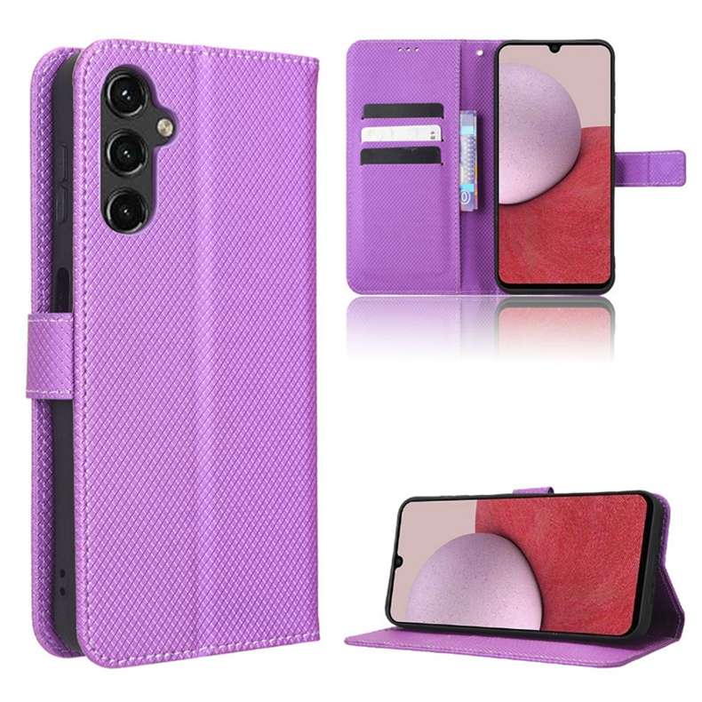 手帳型スマホケース  Galaxy多機能レザー手帳型ケース4色展開