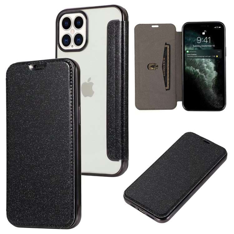 手帳型スマホケース  キラキラ輝くグリッター iPhone手帳型ケース