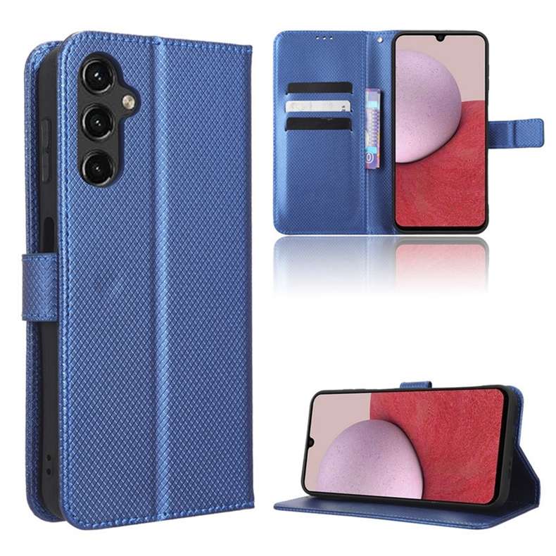 手帳型スマホケース  Galaxy多機能レザー手帳型ケース4色展開