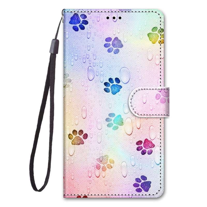 手帳型スマホケース  個性豊かな絵柄の手帳型Galaxyケース