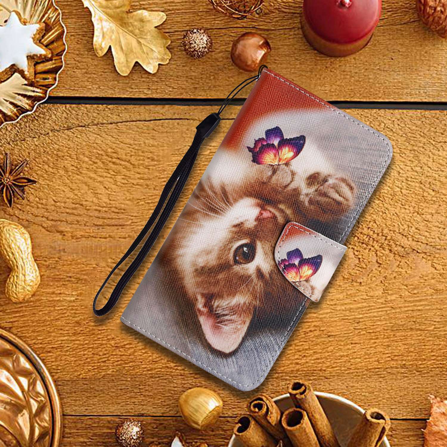 手帳型スマホケース  芸術的デザイン手帳型Galaxyスマホケース