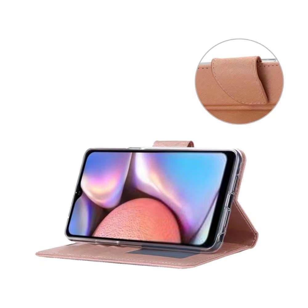 手帳型スマホケース  Galaxy用多機能手帳型レザーケース