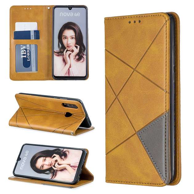 手帳型スマホケース  ファーウェイ ノバ 4e 手帳型レザーケース