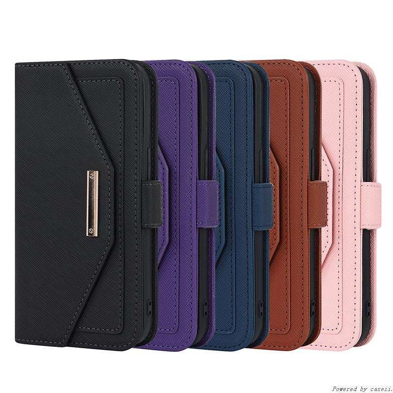 手帳型スマホケース  多機能手帳型iPhoneスマホケース