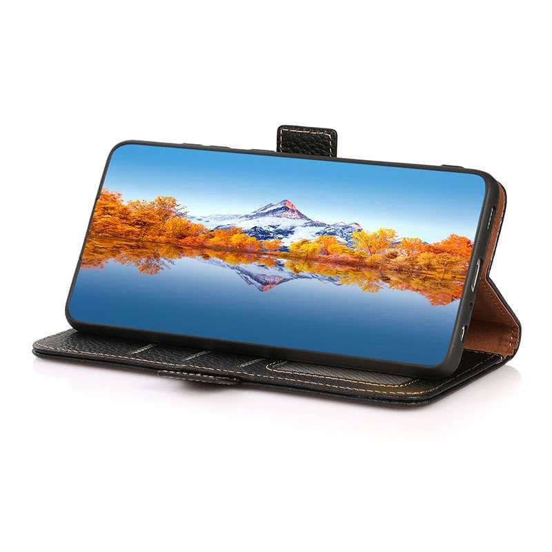 手帳型スマホケース  Xperia用高級レザー手帳型マルチカードケース