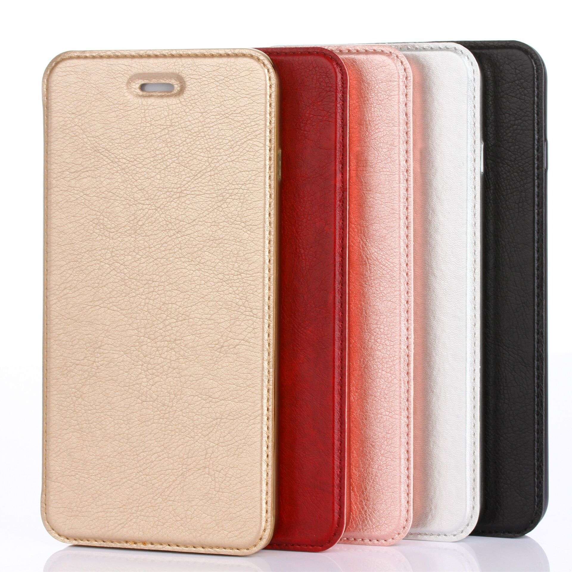 手帳型スマホケース  多機能レザー調フリップケース for iPhone