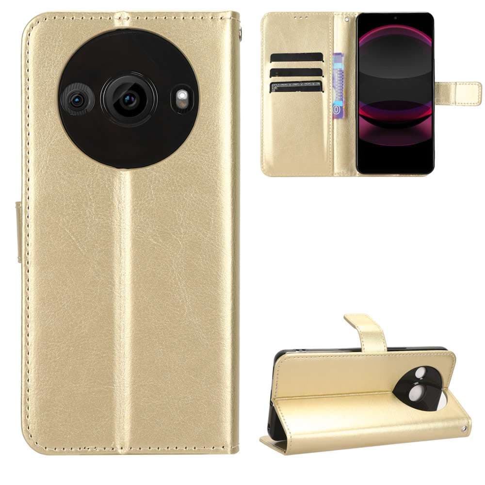 手帳型スマホケース  AQUOS用 多機能レザー調手帳型ケース