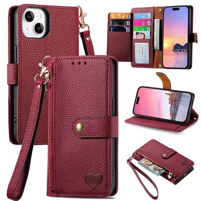 手帳型スマホケース  多機能財布型スマホケース