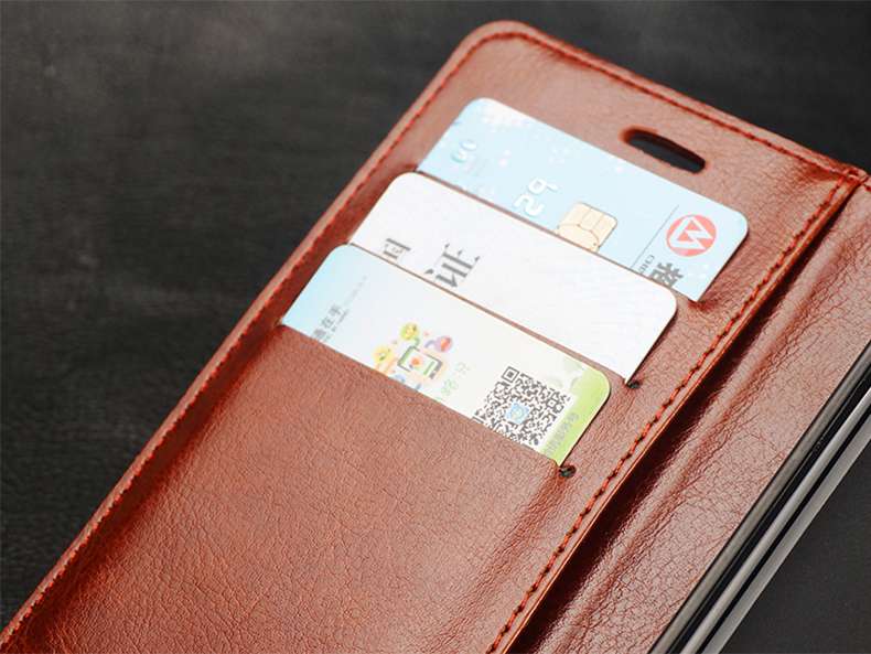 手帳型スマホケース  Xperia用高級レザー手帳型マルチカードケース