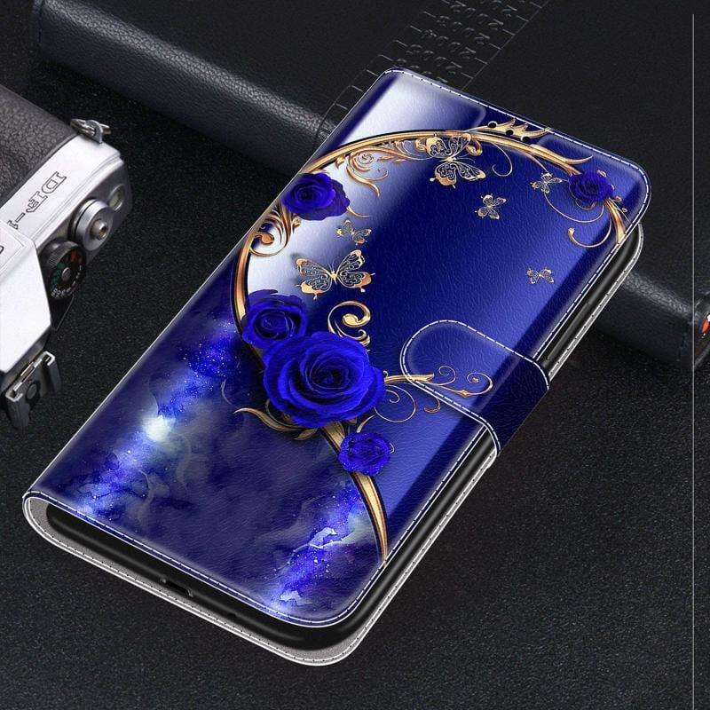 手帳型スマホケース  エクスペリア用 幻想的デザイン手帳型ケース