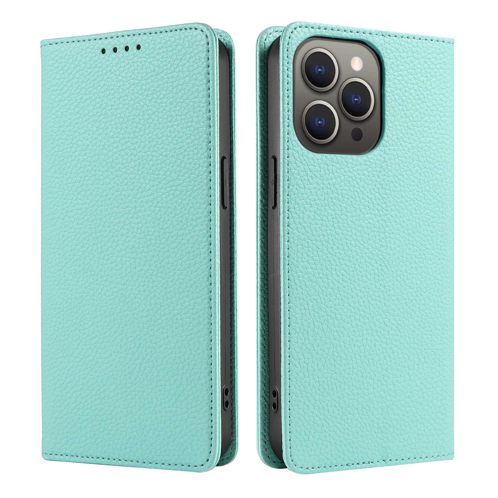 高級感溢れる本革風手帳型スマホケース