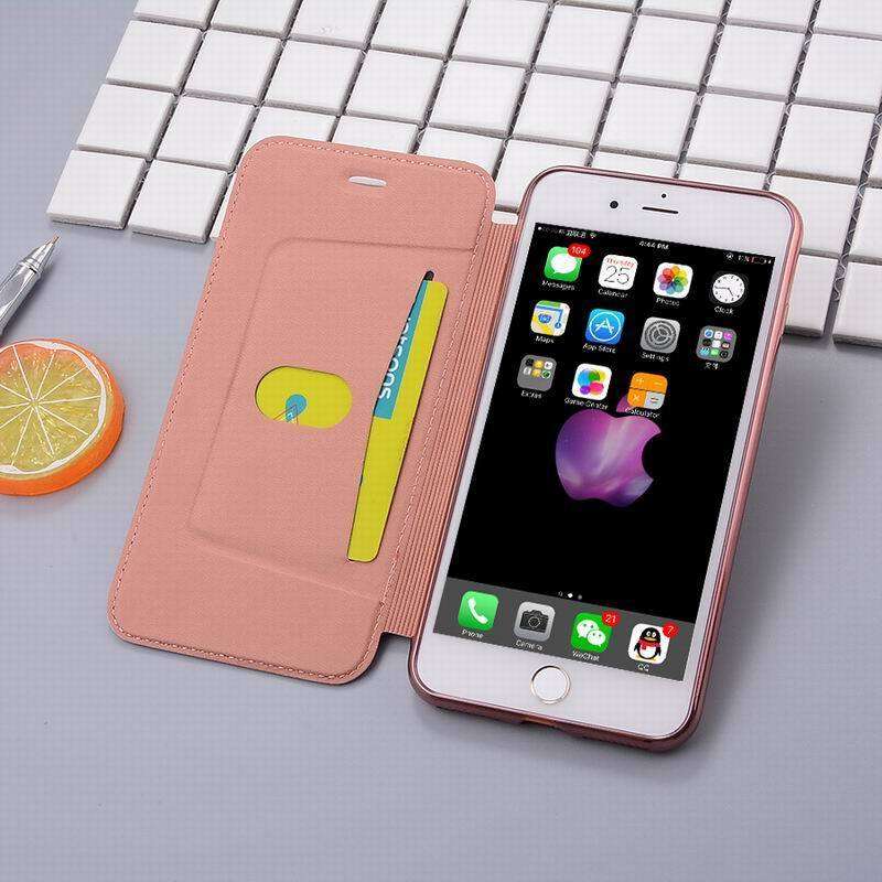 手帳型スマホケース  高級感漂う多機能フリップカバー iPhone ケース