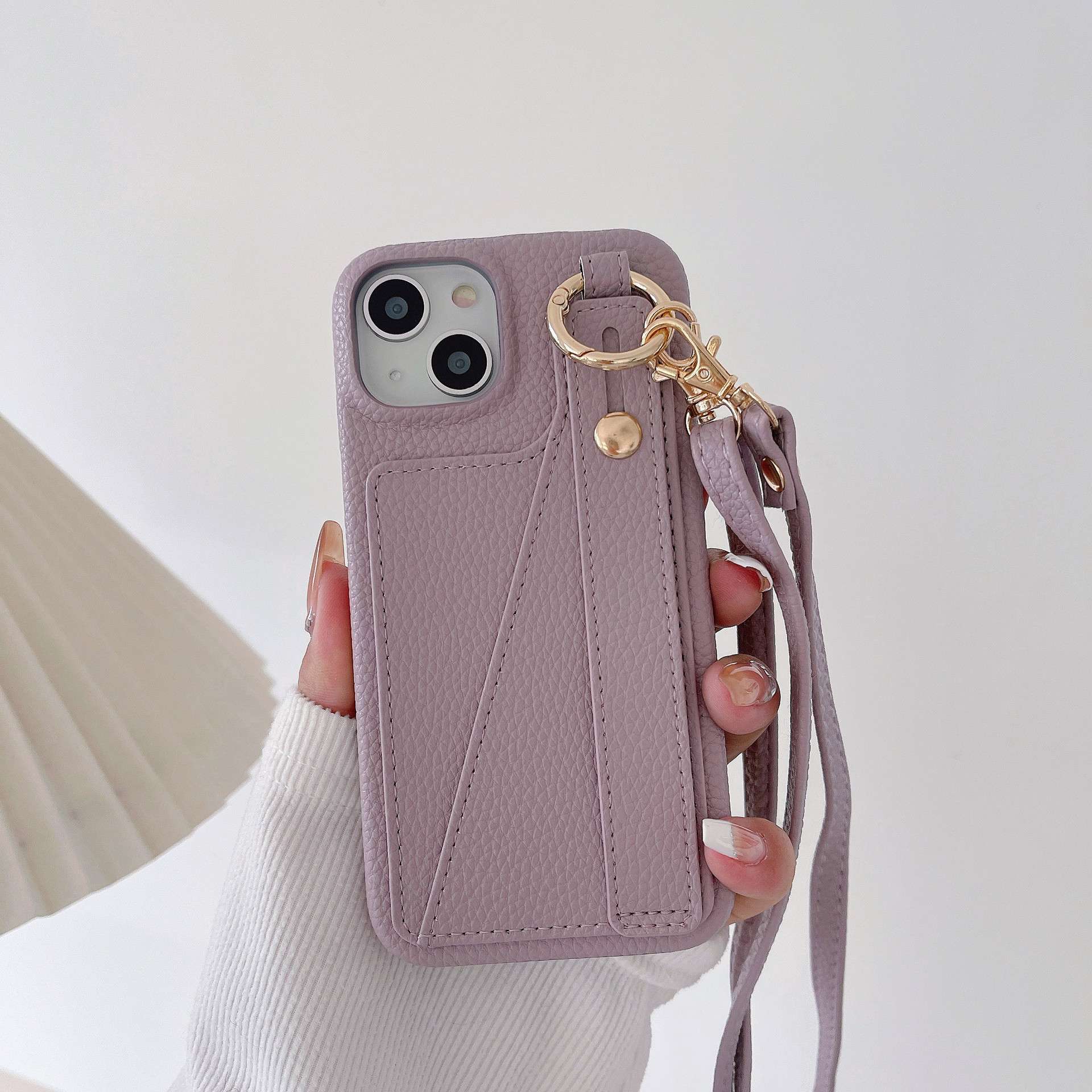 ～財布にも使える、かわいいスマホケース～ ストラップ付き多機能ポケットケース 手帳型スマホケース