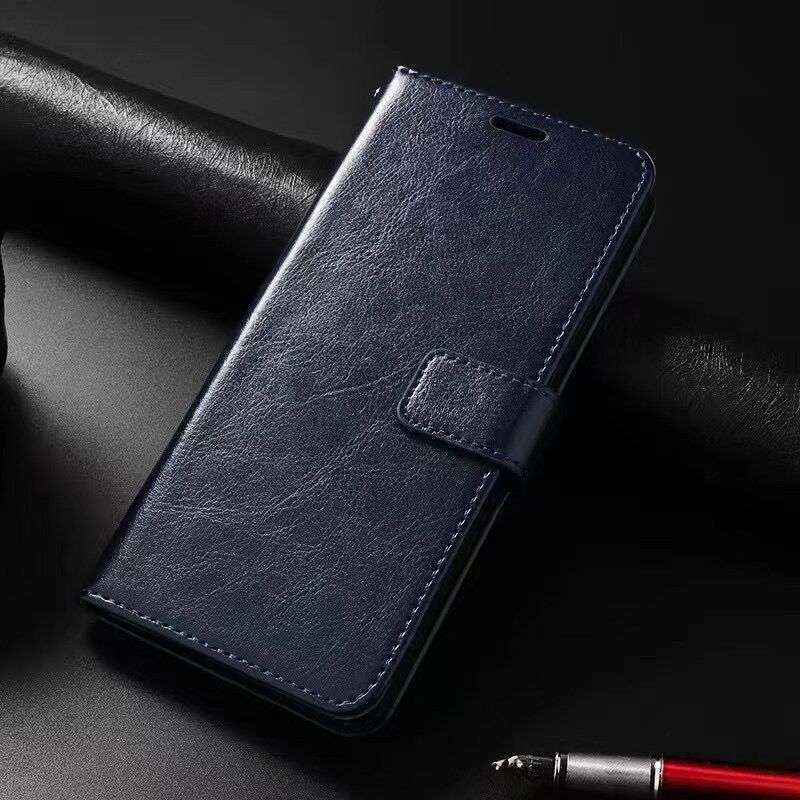 高級感漂う多機能レザー調手帳型スマホケース
