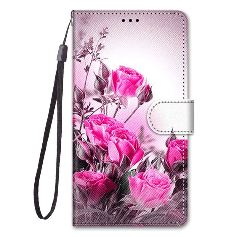 手帳型スマホケース  個性豊かな絵柄の手帳型Galaxyケース