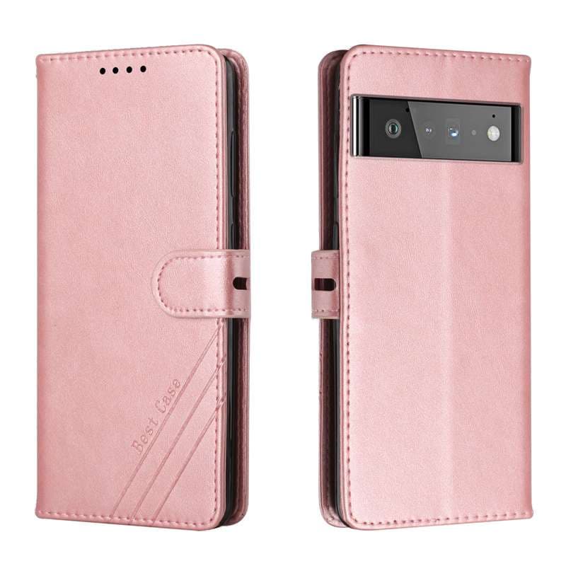 手帳型スマホケース  ピクセル用レザー調手帳型保護ケース