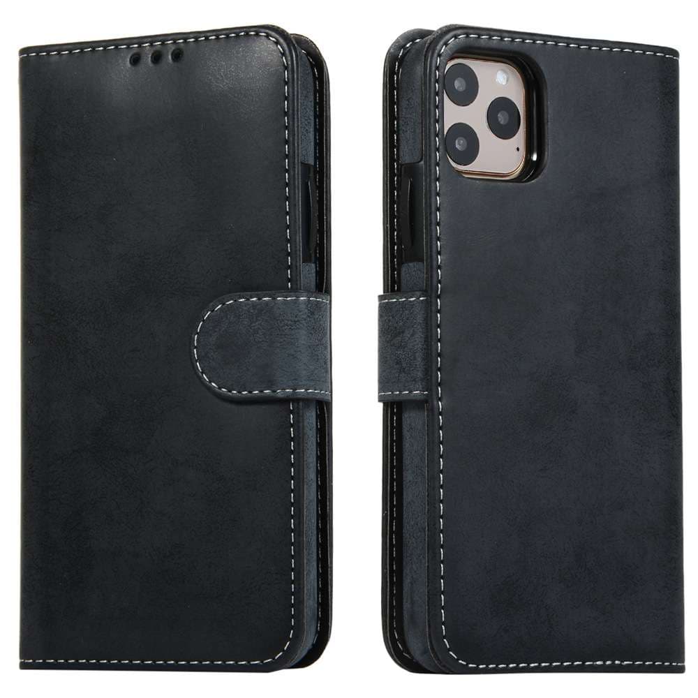 手触り良し シンプル手帳型スマホケース