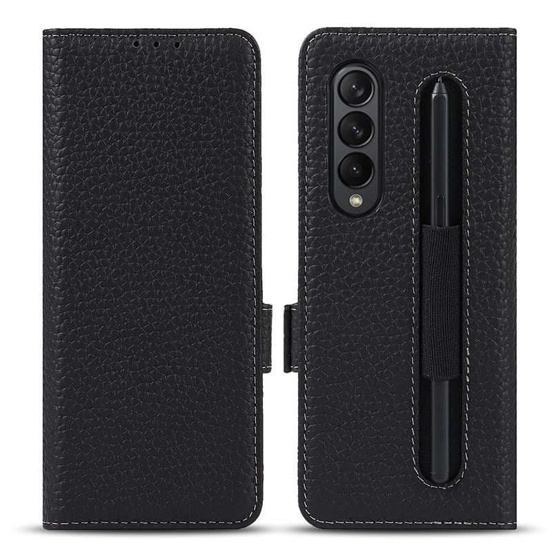 手帳型スマホケース  Galaxy用 多機能レザー手帳型ケース