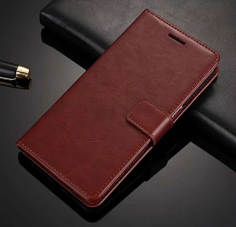 手帳型スマホケース  Huawei用 高級レザー調 多機能フリップケース