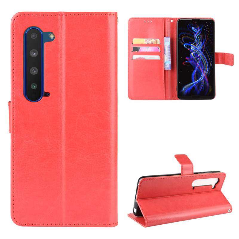 手帳型スマホケース  AQUOS用 多機能レザー調手帳型ケース