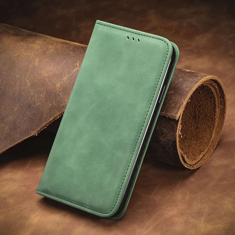 手帳型スマホケース  OPPOスマートフォン用高級本革手帳型ケース