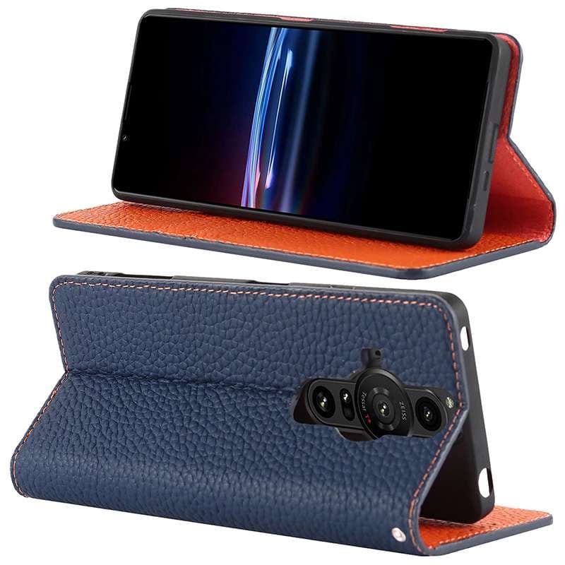 高級感溢れる多機能手帳型スマホケース