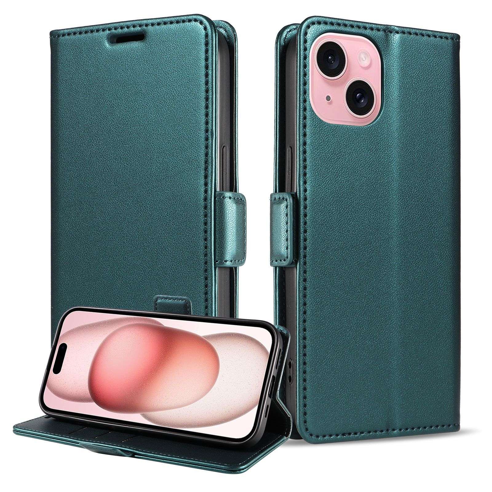 手帳型スマホケース  多機能フリップ式アイフォン保護ケース