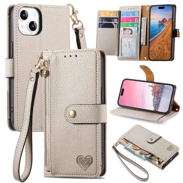 手帳型スマホケース  多機能財布型スマホケース