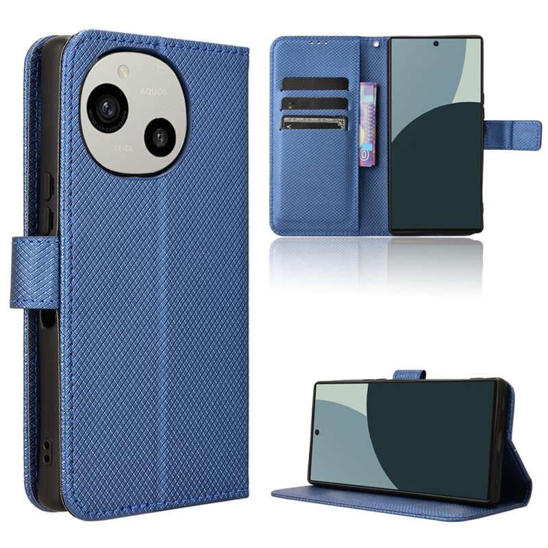 手帳型スマホケース  AQUOS用 多機能手帳型保護ケース