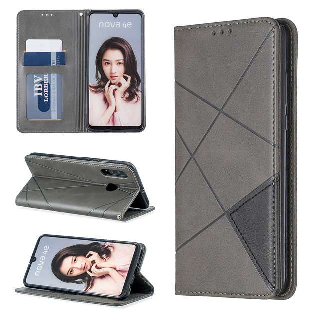 手帳型スマホケース  ファーウェイ ノバ 4e 手帳型レザーケース