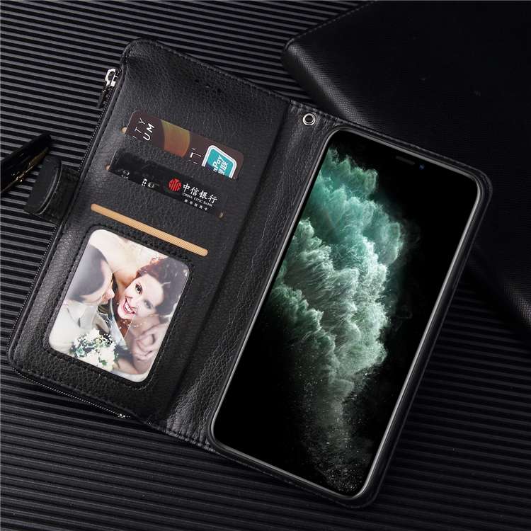手帳型スマホケース  多機能レザー調手帳型iPhoneケース