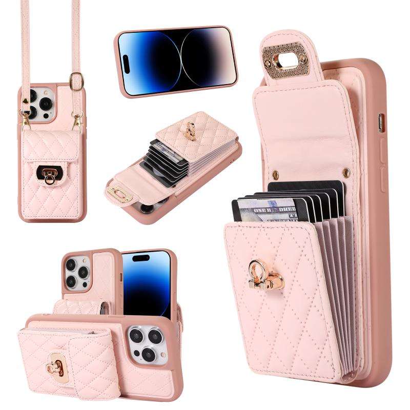 手帳型スマホケース  ピクセル用多機能キルティングケース