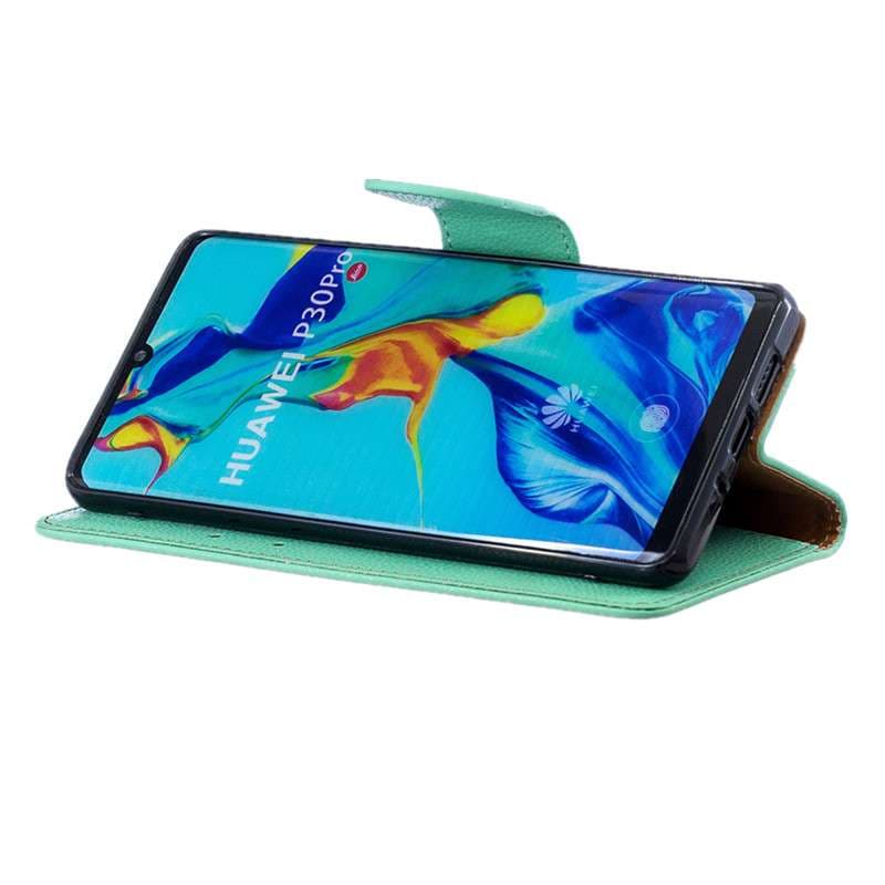 手帳型スマホケース  Huawei用レザー調フリップケース