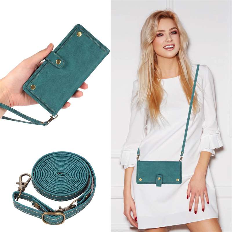 多機能レザー調手帳型スマホケース 全5色