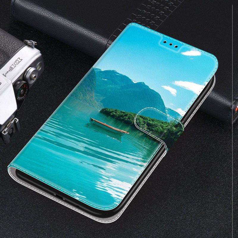 手帳型スマホケース  エクスペリア用 幻想的デザイン手帳型ケース