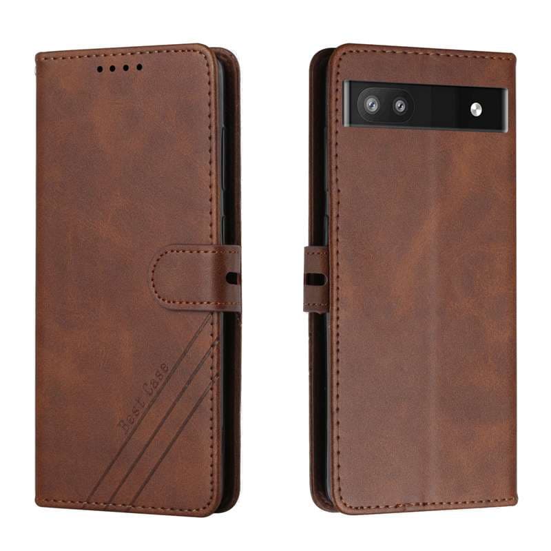 手帳型スマホケース  ピクセル用レザー調手帳型保護ケース