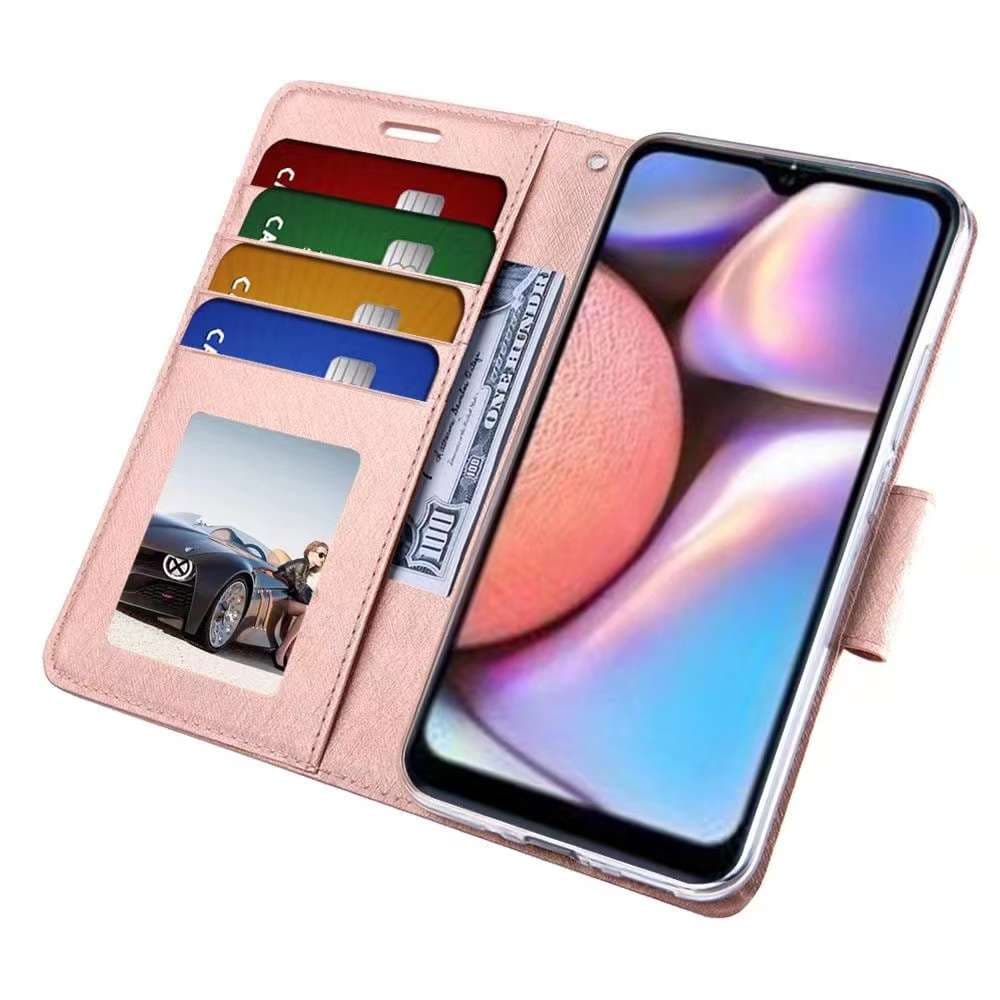 手帳型スマホケース  Galaxy用多機能手帳型レザーケース